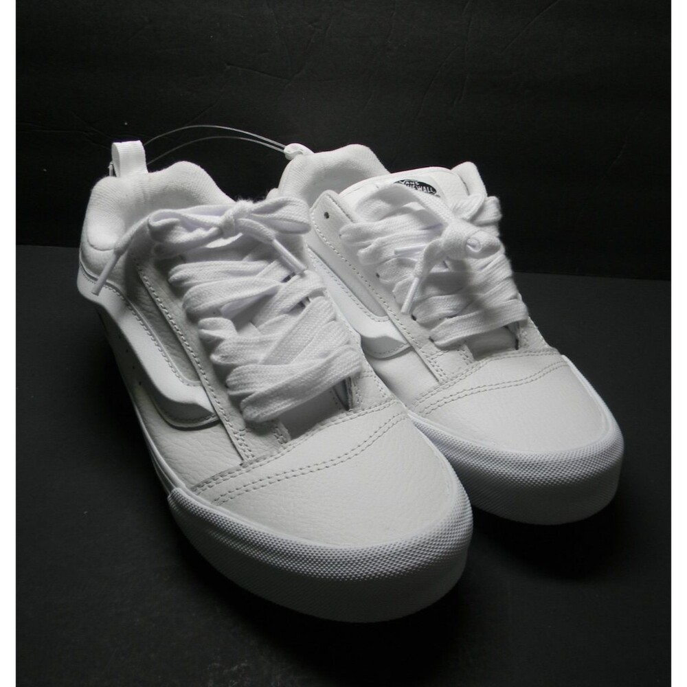Vans  Knu Skool White Sneakers Skate Shoes Unisex NWOT - Picture 2 of 6